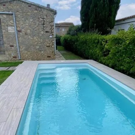 Casa Rustica Con Piscina Privada Y Aire Acondicionado En Sant Marti D'empuries - Hisp-7-77 빌라
